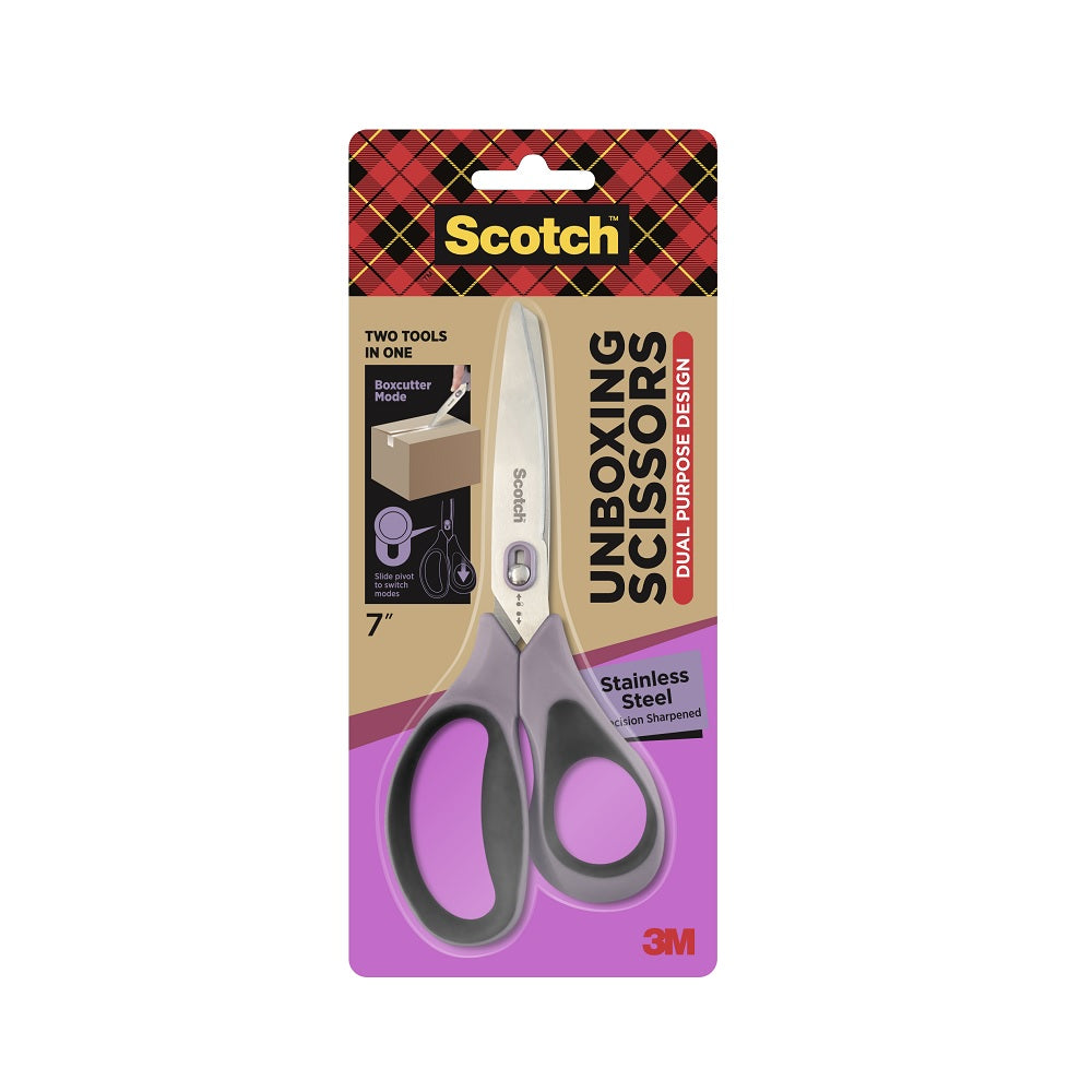 The all-new innovative Scotch™ Unboxing Scissors from 3M for an exceptional  unboxing and cutting experience