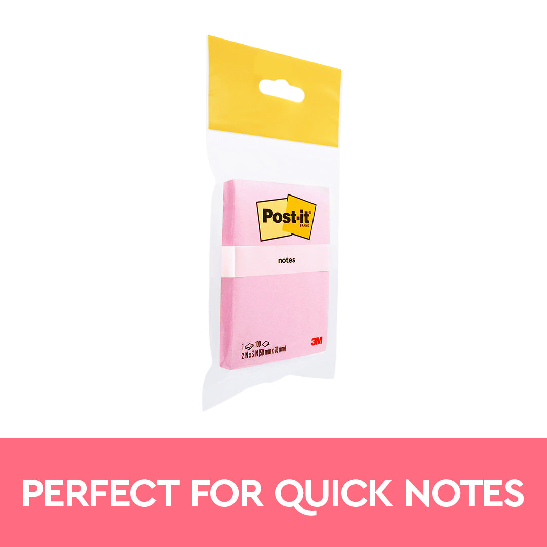 Pink Notes Box Post-it® 656-1MP Millennial Pink Notes, 2X3