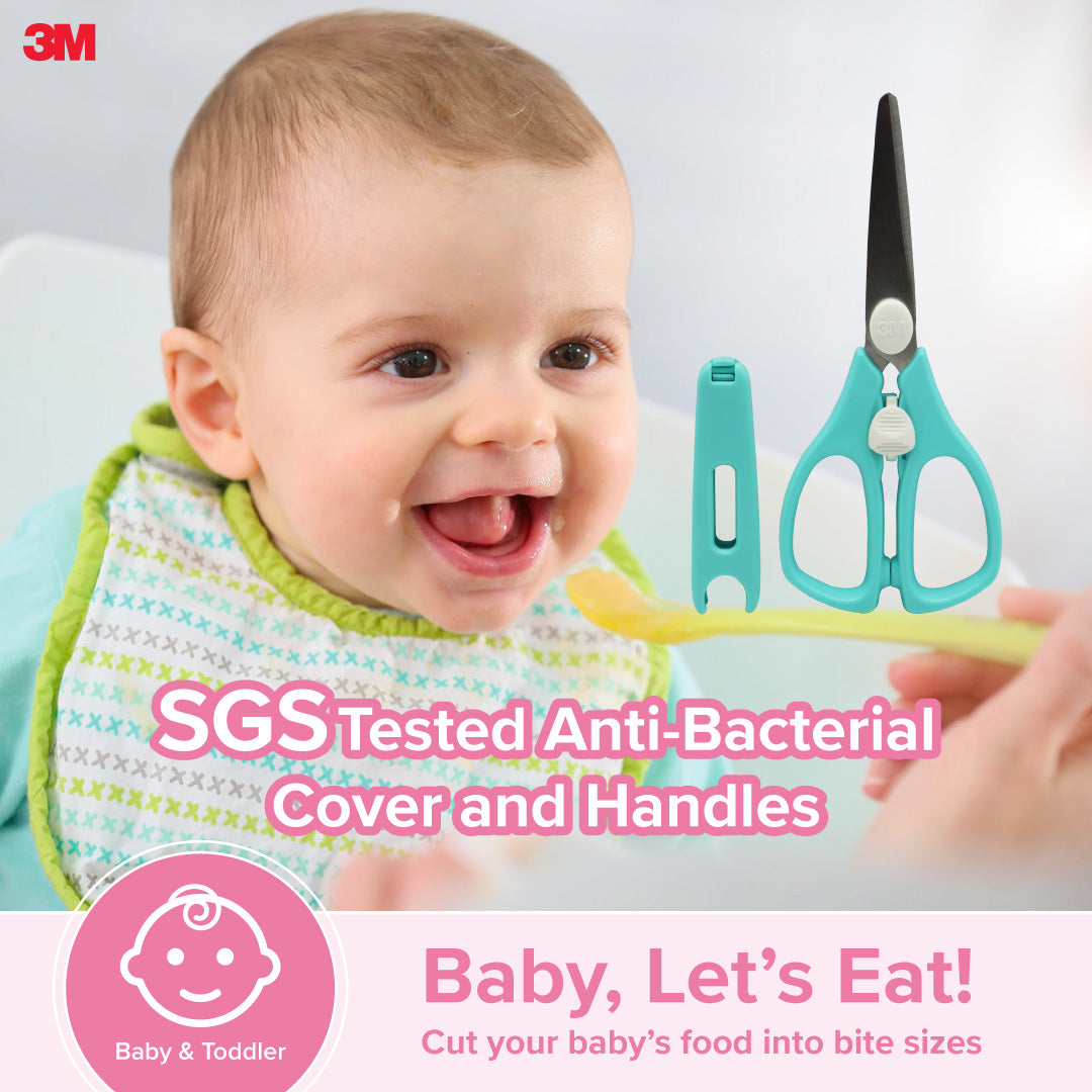 Scotch™ PS-ABP Multi-Purpose Portable Baby Food Scissors (Pink