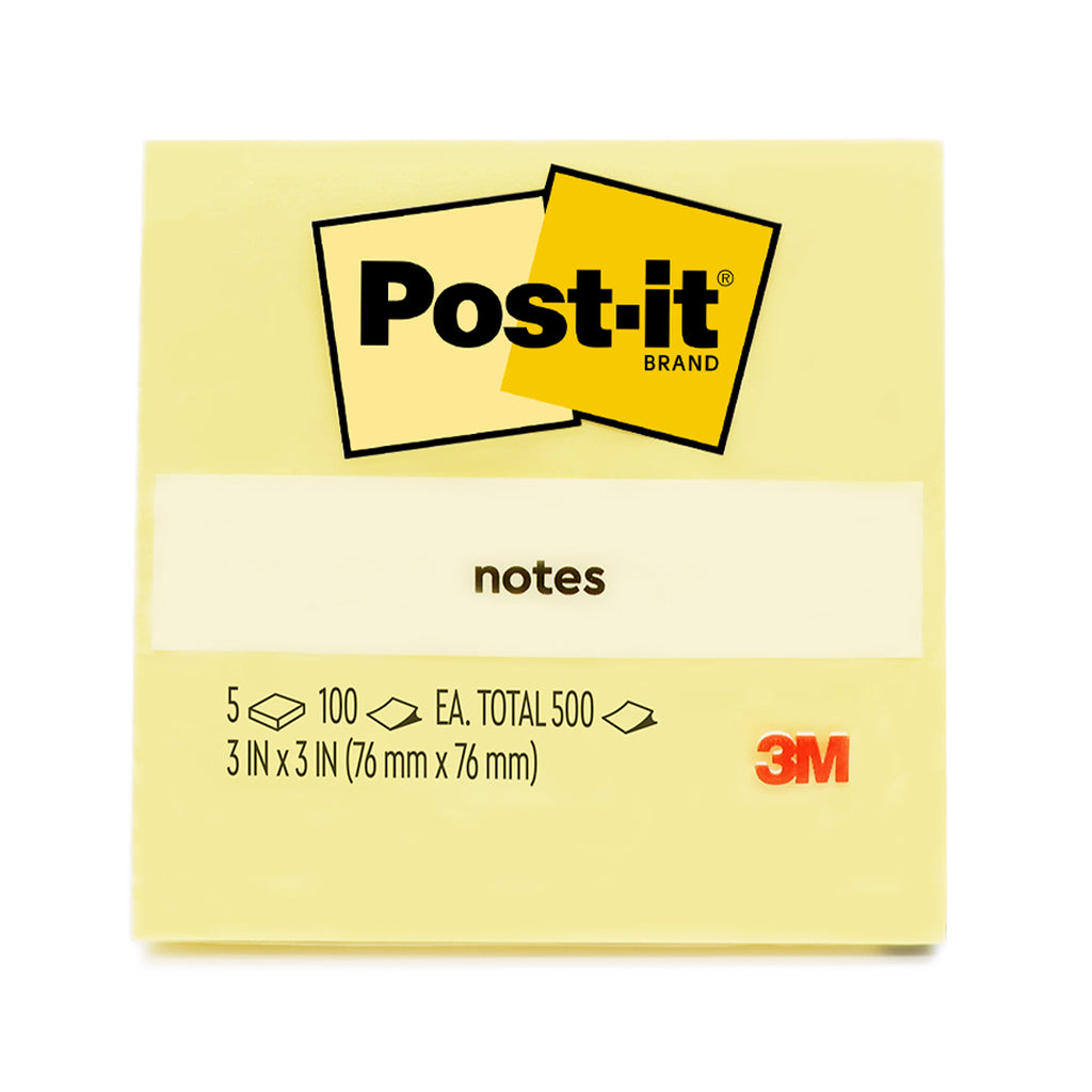 Post-it® 653 Yellow Notes 1.5x2 12Pads/Pack –