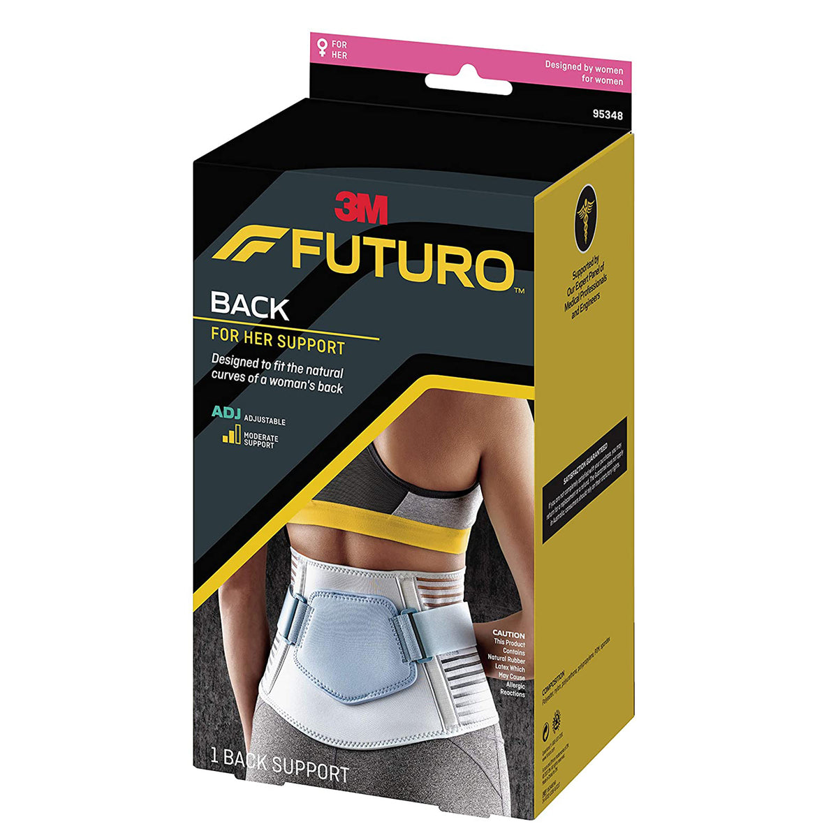 FUTURO™ 95348EN For Her Slim Silhouette Back Support - Regular, Adjust